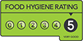 Rated 5 Very Good Food Hygiene